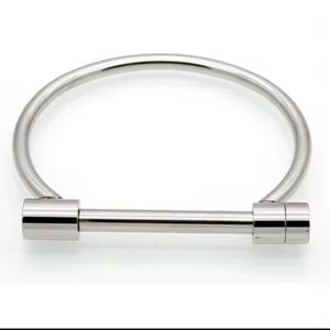 New Luxury Designer-style D-Shaped Screw Cuff Bracelet